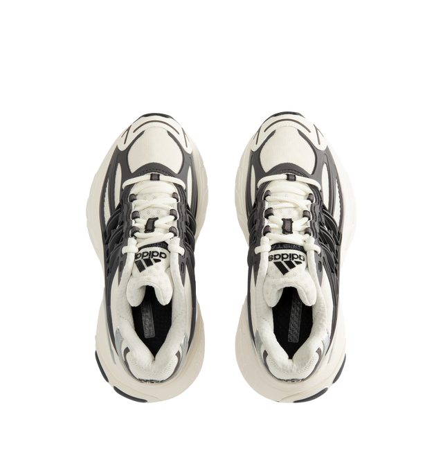 Image 5 of 5 - GREY - Adidas Mens Adistar XLG 2.0 Shoes are crafted from textile. Features a regular fit, lace-up closure, textile sockliner, ADIPRENE cushioning, RPU molded cage, rubber outsole, and reflective details. Upper: Textile; Sockliner: Textile; Outsole: Rubber. Made in Vietnam.