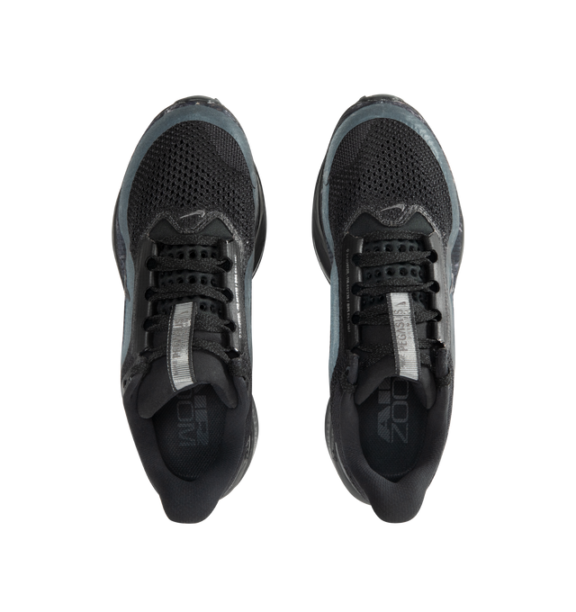 Image 5 of 5 - BLACK - NIKE Pegasus Premium Sneaker featuring breathable circular knit upper, ZoomX foam in the midsole and ReactX foam in the heel, sculpted full-length Air Zoom unit, waffle outsole with high-abrasion rubber and reflective design details throughout. 