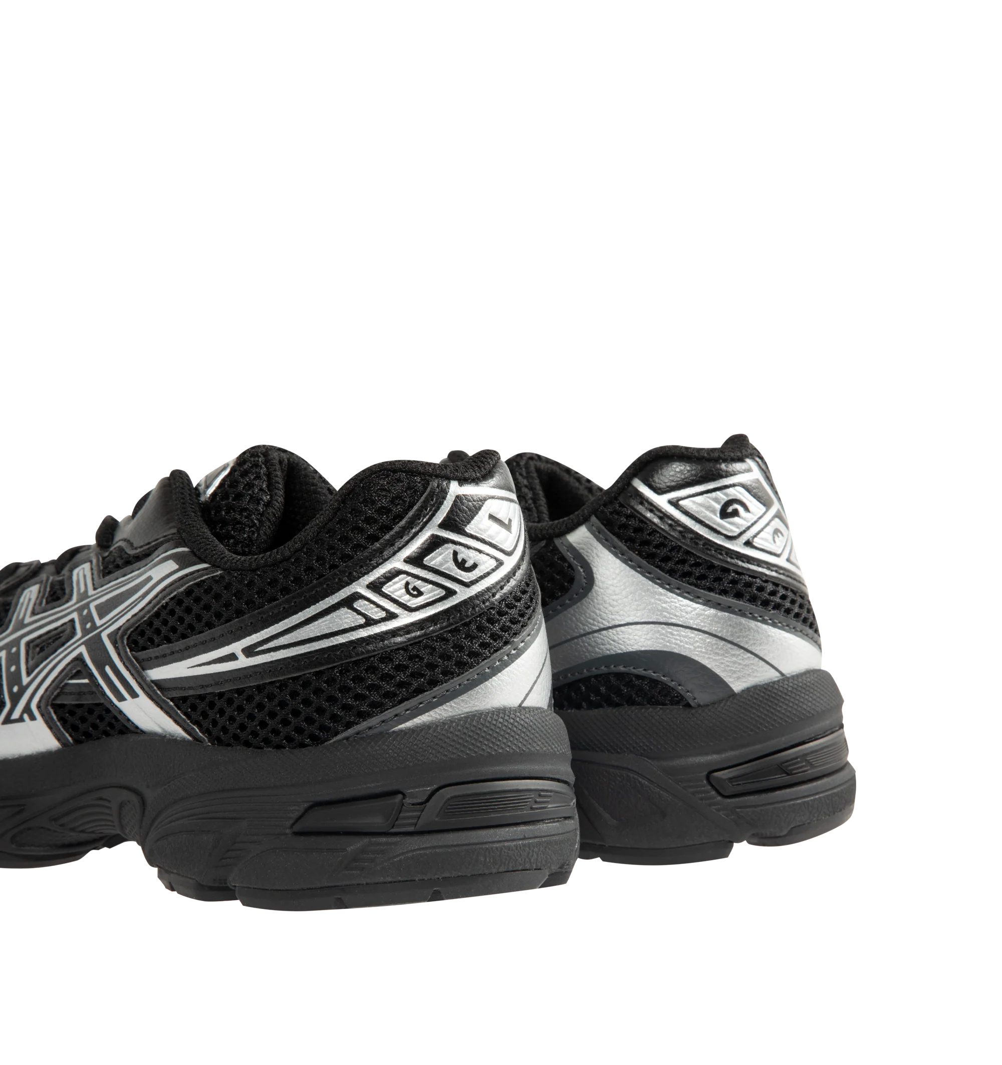 Image 3 of 5 - 002 BLACK/CREAM - Asics GEL-Kayano 14 Sneakers are lace-up style with rip-stop underlays, GEL cushioning, and TRUSSTIC support system. Unisex style in men's sizing. Imported from Indonesia.