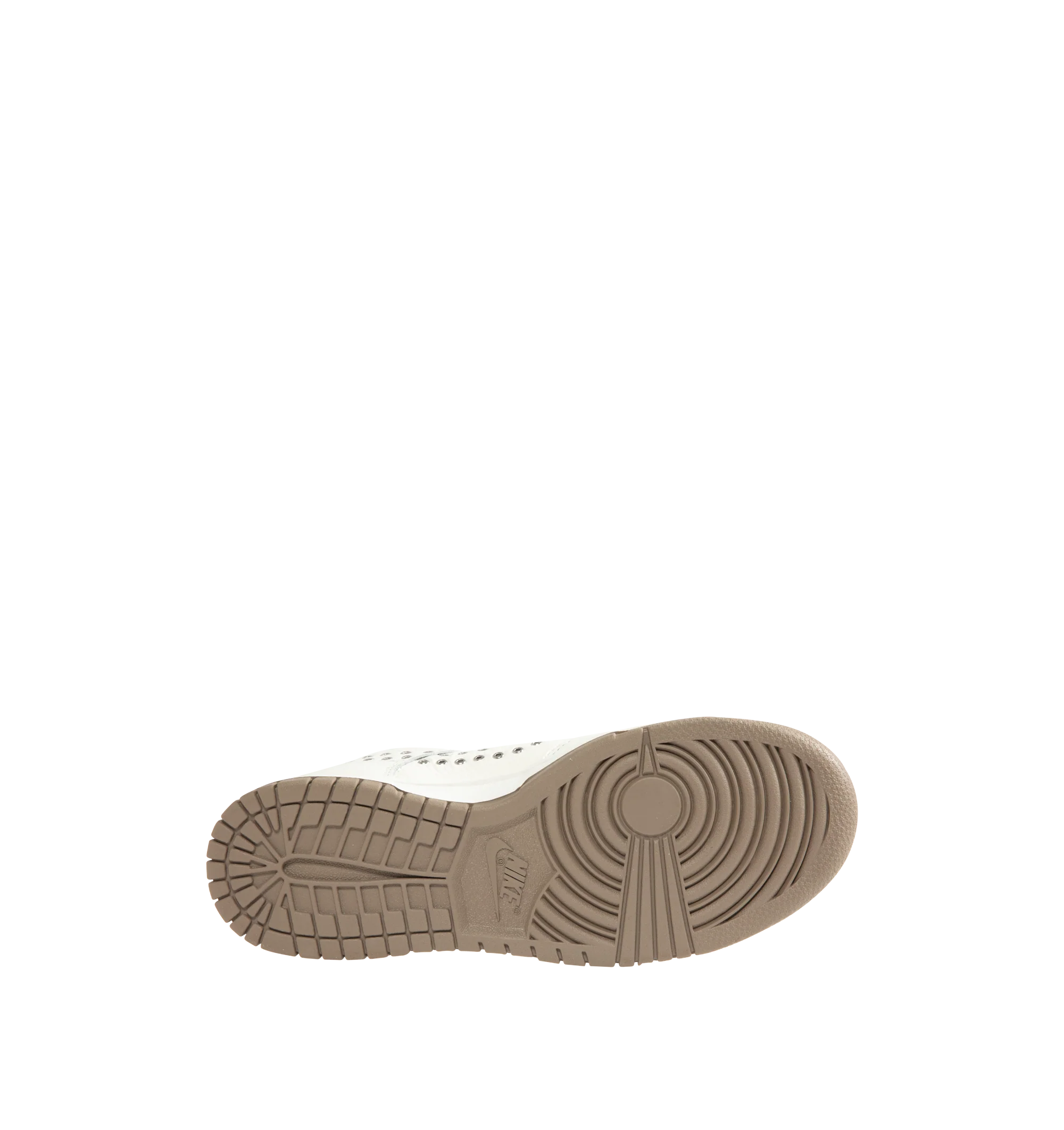 Image 4 of 5 - WHITE - Nike Dunk Low Sneaker featuring genuine leather upper, foam midsole, rubber outsole with classic pivot circles, padded collar and rubber outsole. Imported 