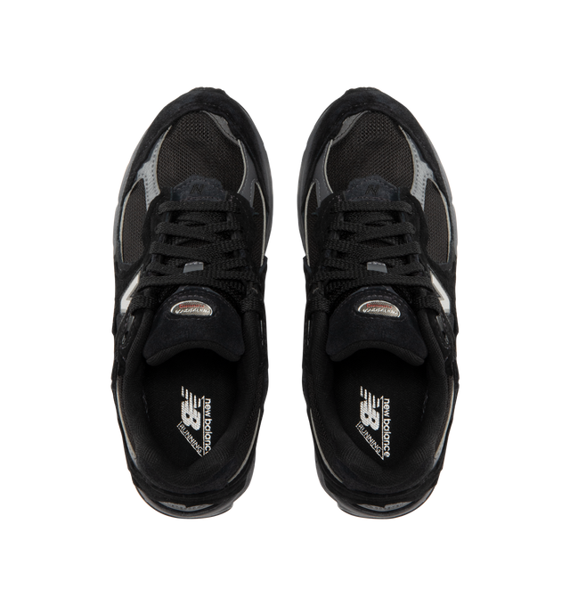 Image 5 of 5 - BLACK - NEW BALANCE 2002DX Sneaker featuring soft French terry fabric, ABZORB midsole, ABZORB SBS heel cushioning, N-ergy technology for superior shock absorption, atability Web outsole technology and GORE-TEX waterproof fabric.