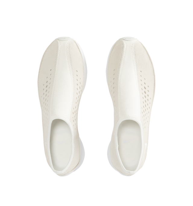Image 5 of 5 - WHITE - NIKE Air Superfly Moc Sneaker featuring a slip-on design for a sleek, stealthy look, larger vent holes keep the Superfly DNA intact while offering increased breathability and rubber in the outsole gives you everyday traction.