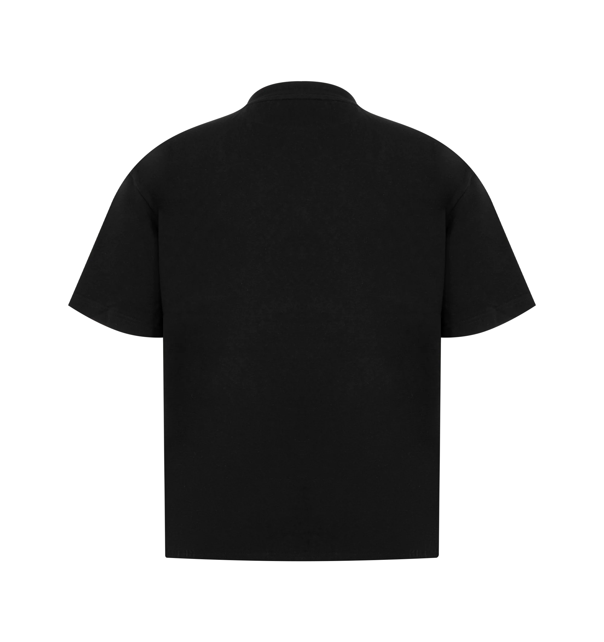 Image 2 of 2 - BLACK - The Row Madoc T-Shirt Top is crafted from soft cotton jersey and features a relaxed boxy silhouette for an elevated take on the classic crewneck T-shirt. Designed with a ribbed neckline and clean, minimalist construction, this designer tee reflects The Row's signature approach to refined everyday essentials. Main Material: 100% Cotton. Fit: Boxy. Neckline: Crewneck with Ribbed Trim. Made in Italy.