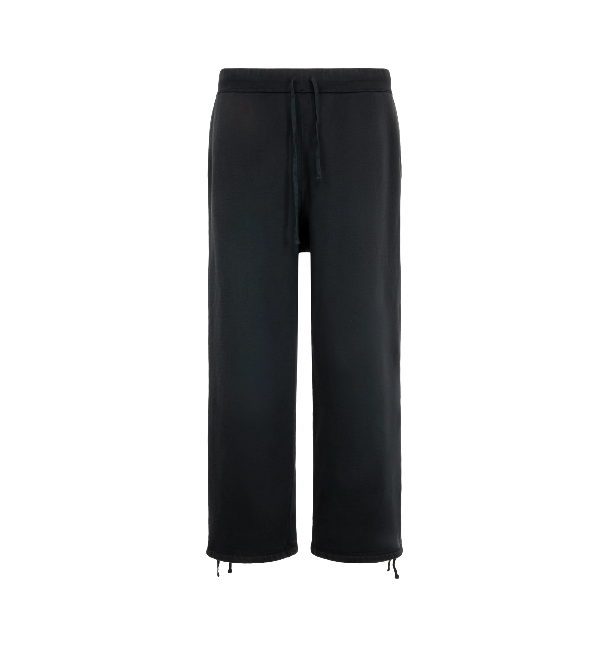Image 1 of 3 - BLACK - A.Presse Men's Vintage Sweatpants are crafted from a vintage-inspired cotton and feature a relaxed fit with adjustable drawcords at the hems. Main Material: 100% Cotton. Made in Japan.