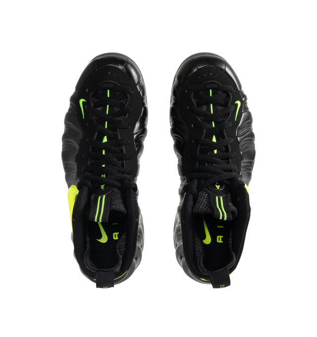 Image 5 of 5 - BLACK - NIKE Air Foamposite Pro Sneaker featuring Foamposite upper that molds to your foot, full-length and heel Zoom Air cushioning, foam midsole and rubber outsole with herringbone tread. Made in Indonesia.