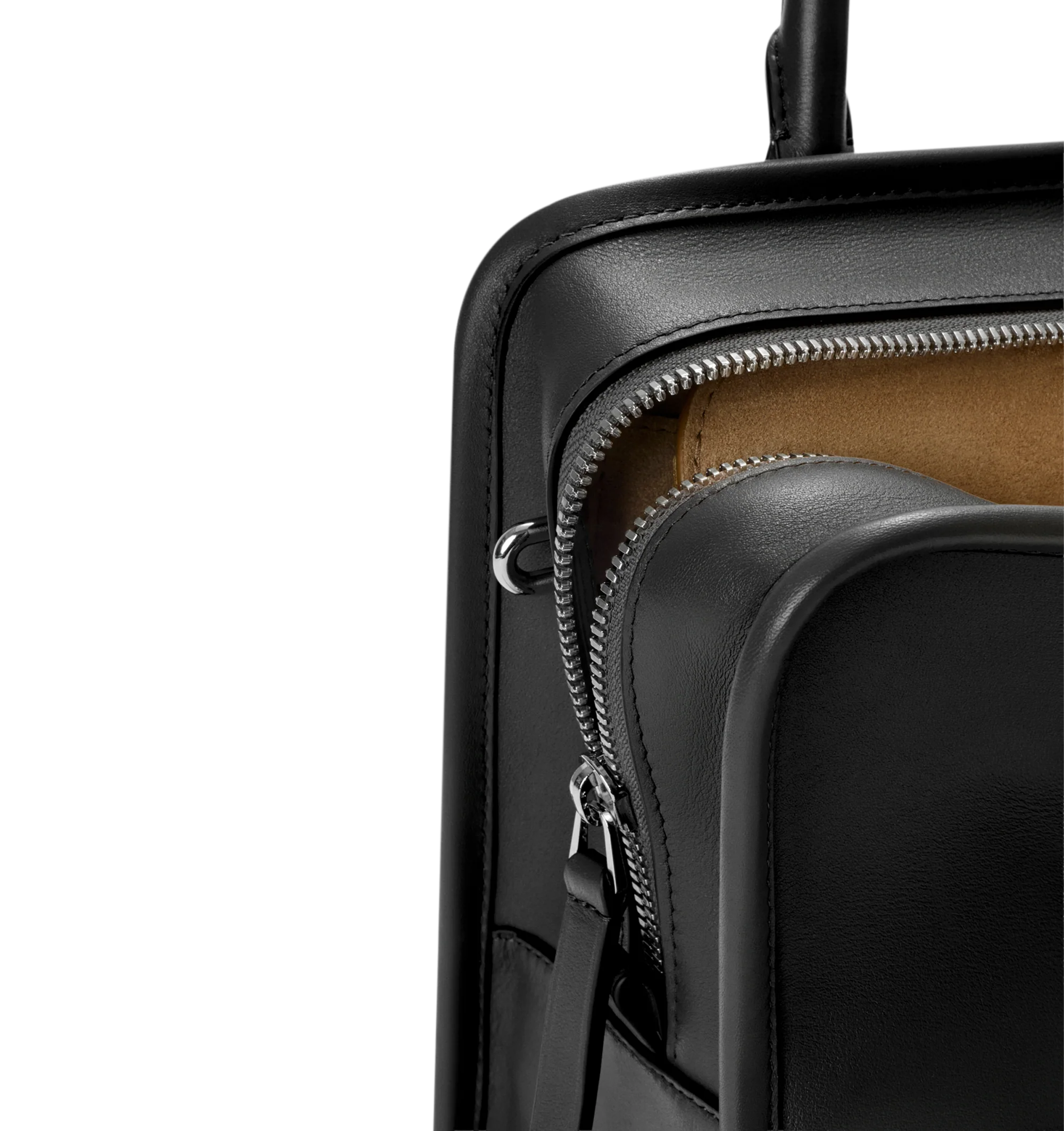 Image 17 of 17 - BLACK - Loewe Amazona Medium 180 Bag in soft calfskin leather featuring a relaxed silhouette with a single toron top handle, designed to be carried open, while a concealed closure secures the main compartment, removable shoulder and crossbody straps, zip closure with two leather zip pullers, two compartments, main compartment closed with magnetic closure, internal flat pocket, suede lining and embossed logo. Soft calfskin. Strap length 108 cm; Strap Drop 50 cm; Handle drop 11 - 28 cm; Heigh 
