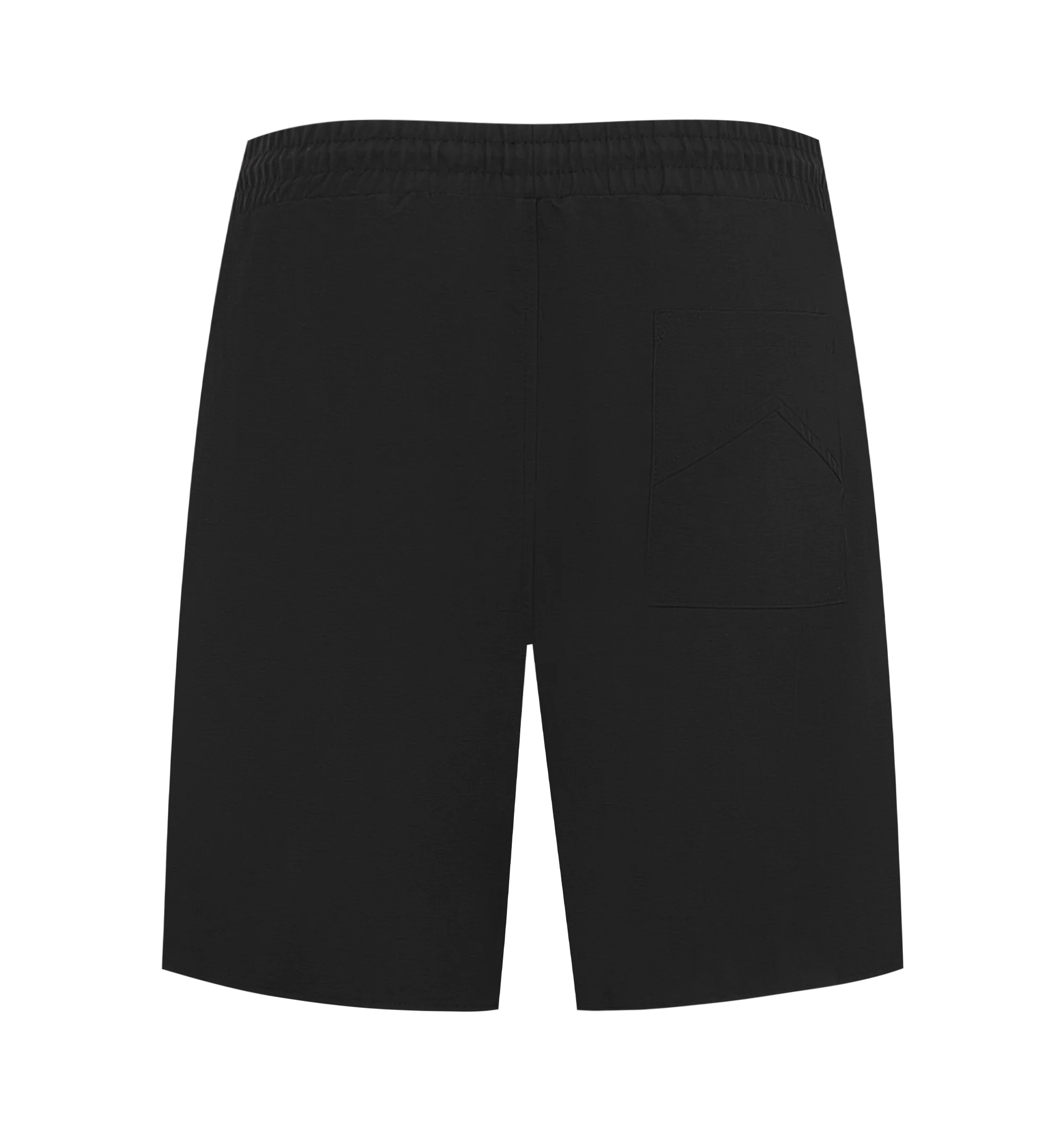 Image 2 of 3 - BLACK - Rhude Mens Nylon Shorts are crafted from premium washed nylon. Feature logo print across the front legs, twin pockets, and extended drawstrings. Main Material: 100% Nylon. Made in the USA.