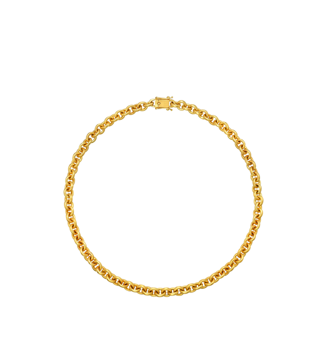 Image 1 of 2 - GOLD - DARIUS JEWELS Oversized Signature Chain Necklace featuring 18K Fairmined Yellow Gold and 15 long. Cheap Luxury Handbag Shop offers a range of initial pieces from this collection in-store. For personal consultation and detailed information about jewelry, please contact our dedicated stylist team at personalshopping@hirshleifers.com. This item may be restricted for online purchase to international clients. For assistance purchasing this item please contact our dedicated stylist team at personalshoppi