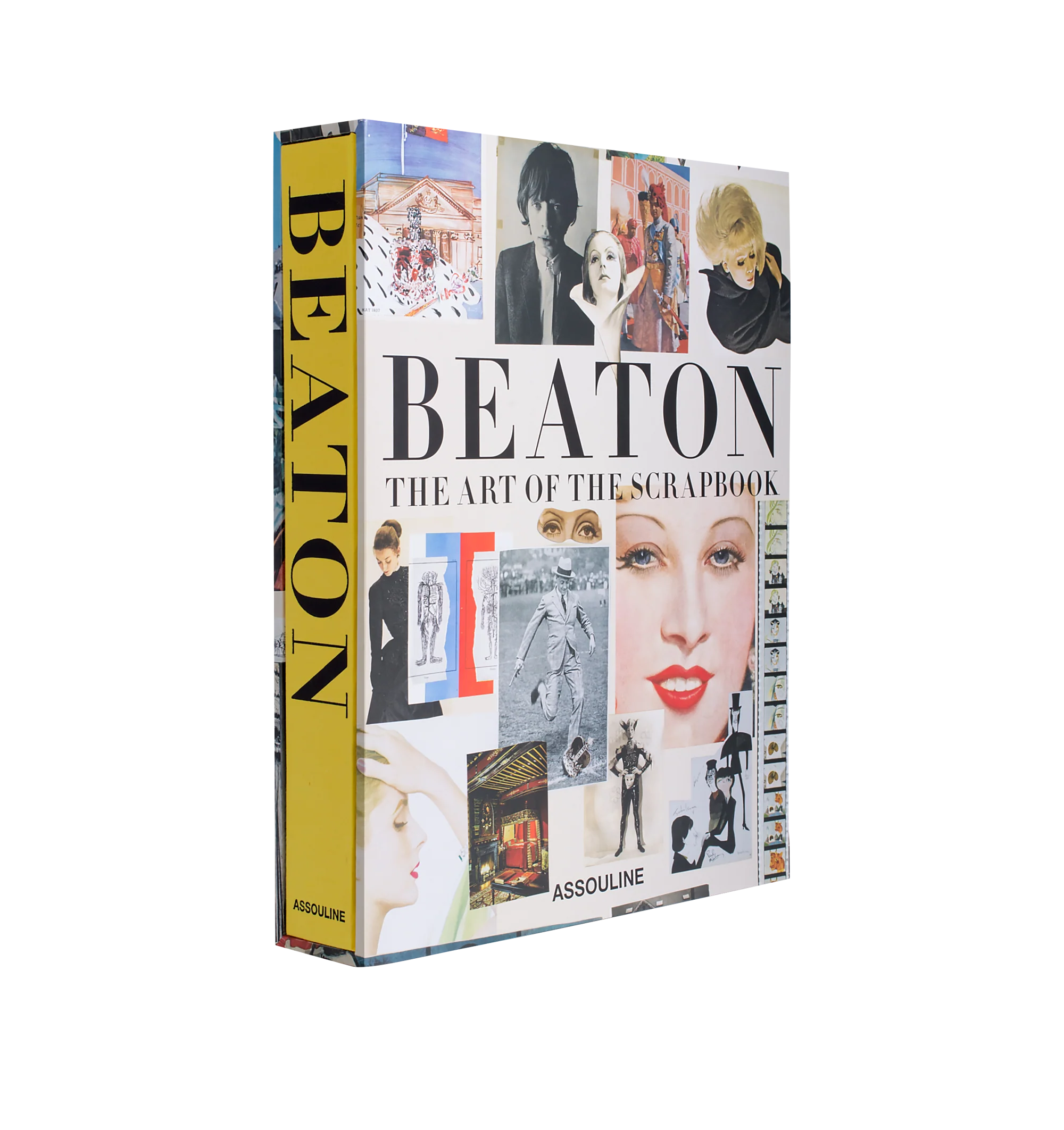 Image 1 of 7 - MULTI - Assouline Cecil Beaton: The Art of the Scrapbook is a luxury coffee table book that celebrates the extraordinary life and creative vision of one of the twentieth century's most influential photographers through previously unpublished scrapbook pages, archival imagery, and personal memorabilia. Curated by James Danziger, this designer hardcover book offers a rare glimpse into Cecil Beaton's artistic process, showcasing his iconic photographs, magazine clippings, sketches, and visual in