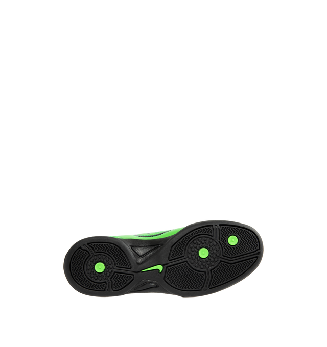 Image 4 of 5 - GREEN - NIKE Total 90 Sneaker featuring flat rubber sole, synthetic leather upper, total 90 logos on each side, rubber outsole and padded collar. 
