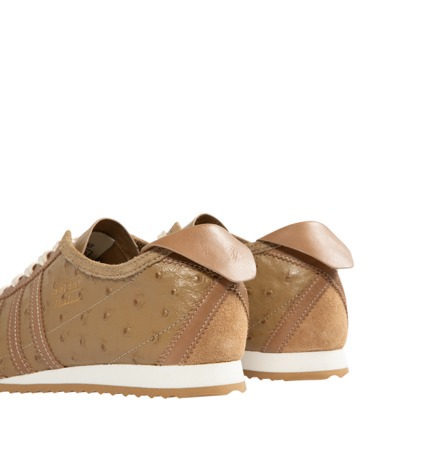 Image 3 of 5 - BROWN - ADIDAS Italia 60s Made In Italy Sneaker featuring a vintage look, metallic "adidas Italia" branding, regular fit, lace closure, leather upper, leather lining and rubber outsole. 