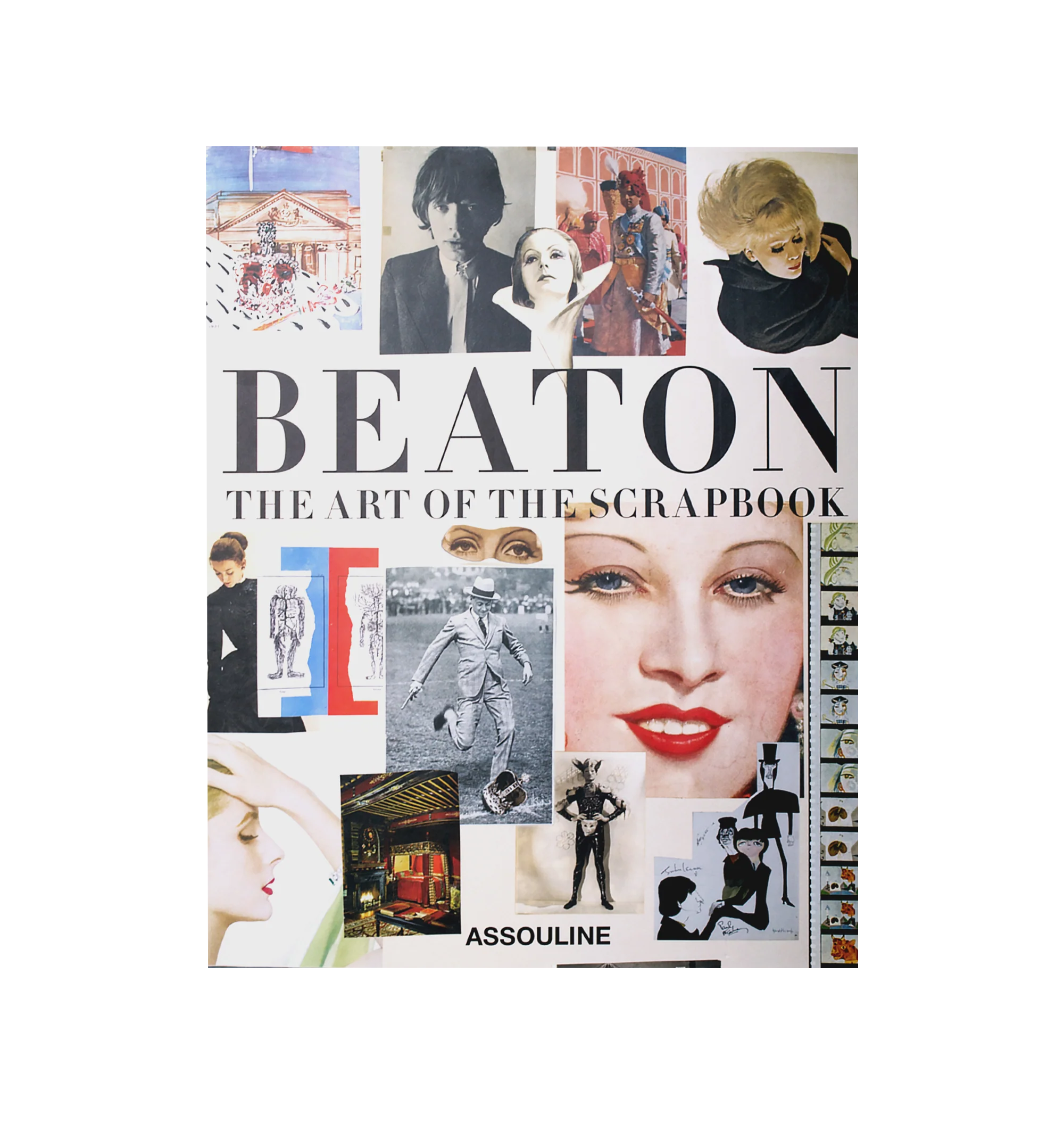 Image 2 of 7 - MULTI - Assouline Cecil Beaton: The Art of the Scrapbook is a luxury coffee table book that celebrates the extraordinary life and creative vision of one of the twentieth century's most influential photographers through previously unpublished scrapbook pages, archival imagery, and personal memorabilia. Curated by James Danziger, this designer hardcover book offers a rare glimpse into Cecil Beaton's artistic process, showcasing his iconic photographs, magazine clippings, sketches, and visual in