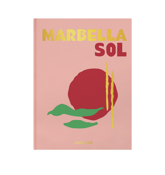 Image 2 of 4 - PINK - Assouline Books Marbella Sol. Marbella is a vibrant blend of old and new, where rock stars and royalty can cross paths, and the flashy surface hides a deeper history. Once a quiet village, its charming old town and sun-soaked leisure remain, with traditions like Easter processions still alive in narrow, cobbled streets. Marbella by historian Nicholas Foulkes captures the essence of this special coastal destination, from its stunning beaches to its rich cultural heritage. W 25 x L 33 x  