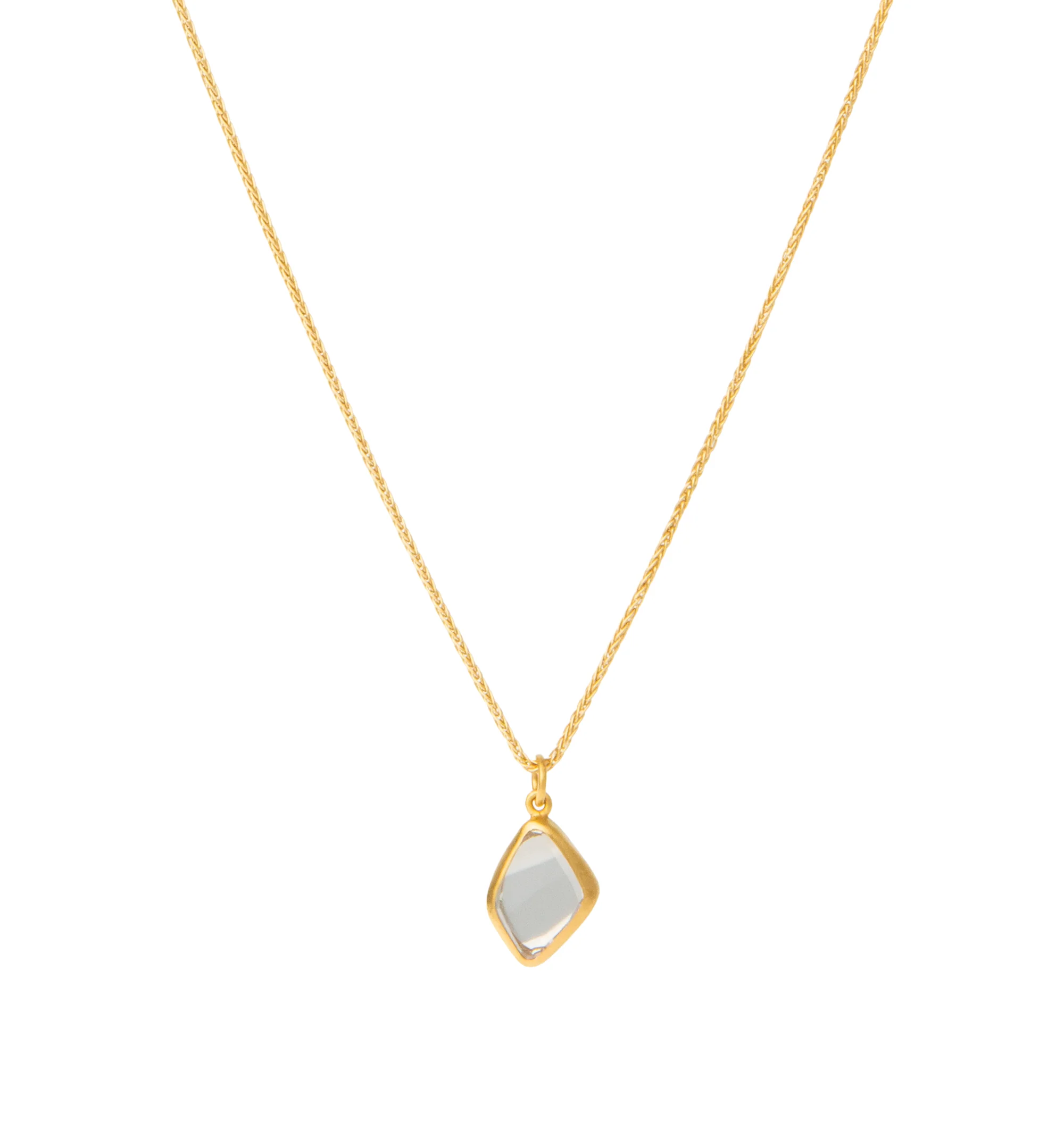 Image 1 of 1 - GOLD - Eli Halili 22K Gold Diamond Necklace is handcrafted in rich 22K gold and features a remarkable 2.05-carat portrait-cut diamond, selected for its exceptional D color and VVS1 clarity. Suspended from a 22-inch gold chain, this one-of-a-kind fine jewelry necklace showcases the distinctive beauty of the portrait-cut diamond with Eli Halili's signature artisanal craftsmanship. Main Material: 22K Gold. Gemstone: 2.05 CT Portrait-Cut Diamond. Diamond Color: D. Diamond Clarity: VVS1. GIA Certi
