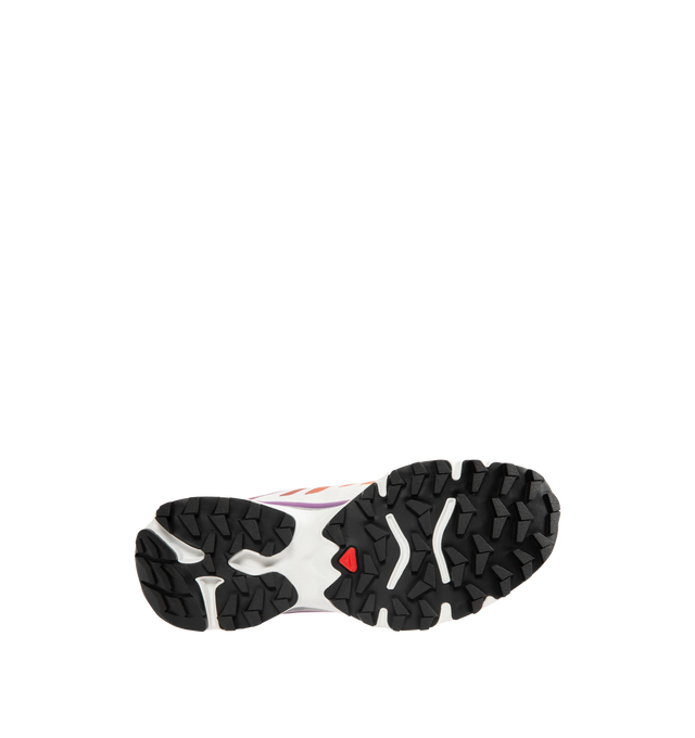 Image 4 of 5 - MULTI - SALOMON XT-4 OG Sneaker featuring mesh and leather upper with Contragrip sole, signature Quicklace lacing system, cushioned Ortholite footbed and padded tongue and collar. 