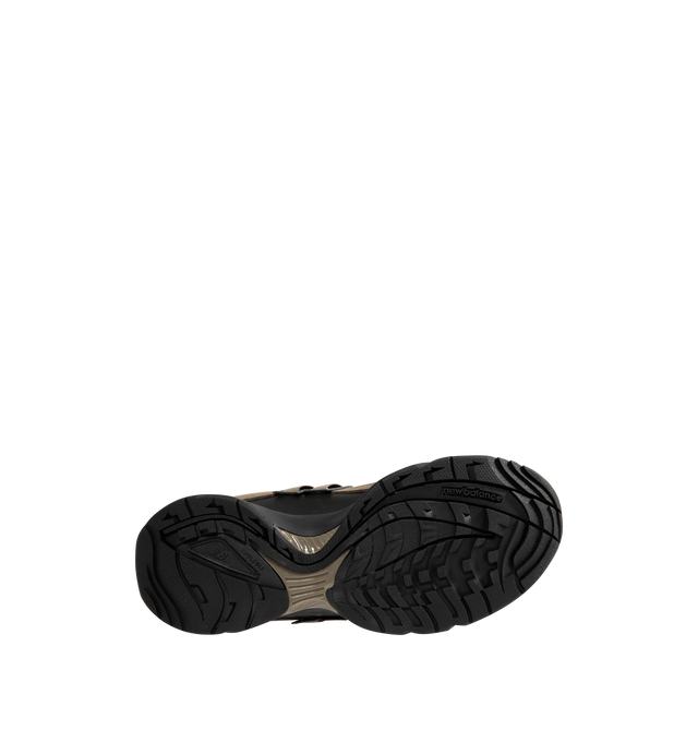 Image 4 of 5 - BLACK - NEW BALANCE RC56 Sneaker featuring leather and suede upper, low-profile design and lace up closure.