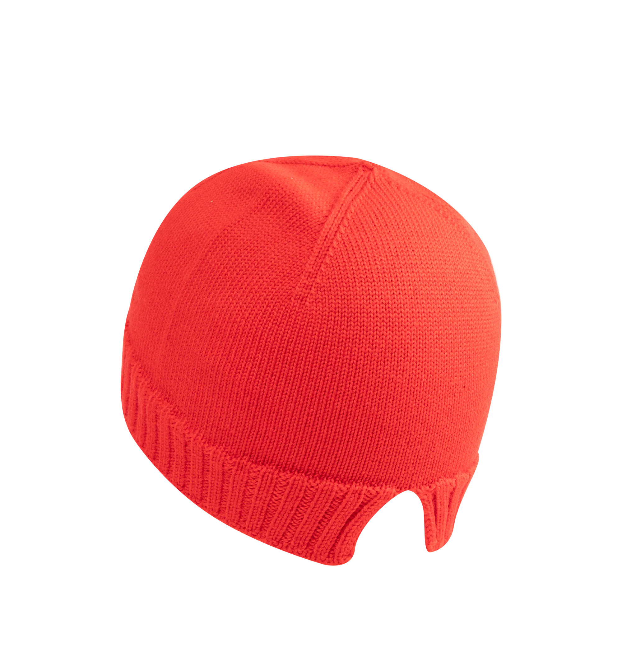 Image 2 of 2 - RED - Bottega Veneta Men's Beanie is crafted in a lightweight wool knit, featuring BV logo embroidery, and a slit at back. Made in Italy. 
