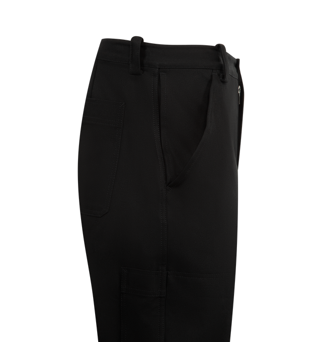 Image 3 of 3 - BROWN - STUDIO NICHOLSON Workwear Pant featuring button zip fly, four pocket style, belt loops and straight legs. Made in Japan.