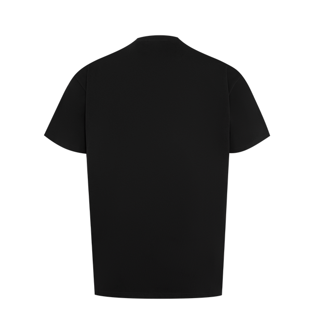 Image 2 of 2 - BLACK - GIVENCHY T-shirt in cotton featuring short-sleeves, crew neck and GIVENCHY Paris gros grain on the chest. 100% cotton. 