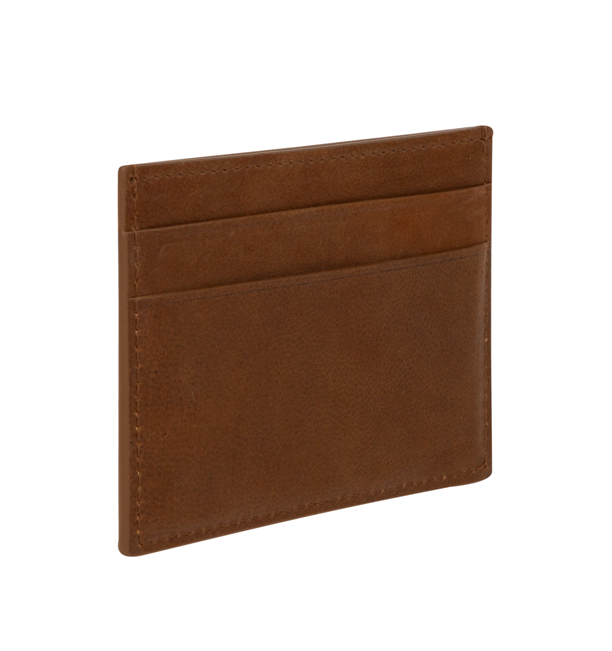 Image 2 of 3 - BROWN - Balenciaga Card Holder is crafted from smooth calfskin leather. Features four card slots, one bill pocket, and debossed Balenciaga Paris logo with silver foil at the front. Main Material: 100% Calf Leather. Made in Italy.