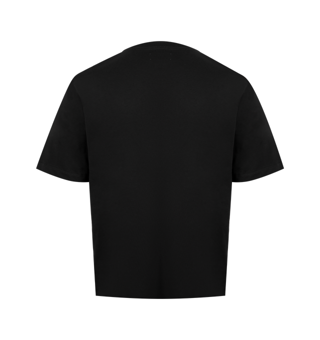 Image 2 of 2 - BLACK - AMIRI Sport Tee featuring round neck, chest logo, short sleeves, straight hem and tonal stitching. 100% cotton.  