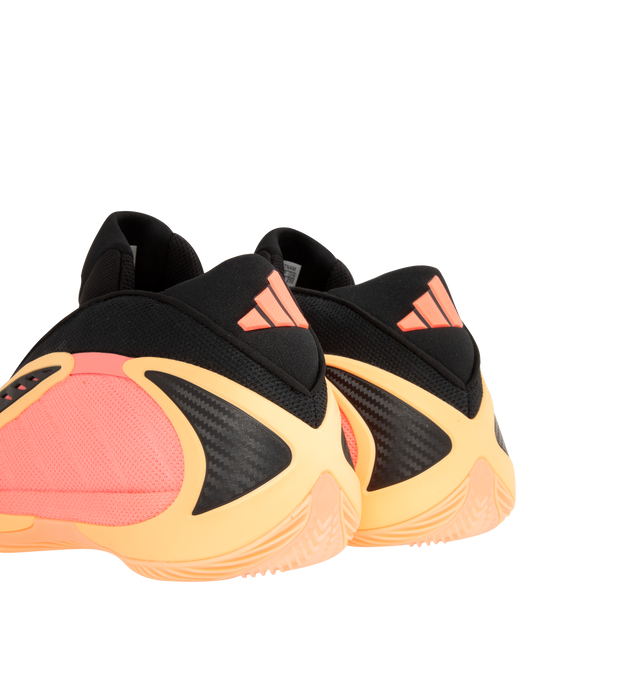Image 3 of 5 - ORANGE - ADIDAS Anthony Edwards 2 Performance Basketball Sneaker featuring energy-return of BOOST, ultra-lightweight cushioning of Lightstrike, Anthony Edwards logos, regular fit, lace closure, synthetic and textile upper, rubber outsole and textile lining. 