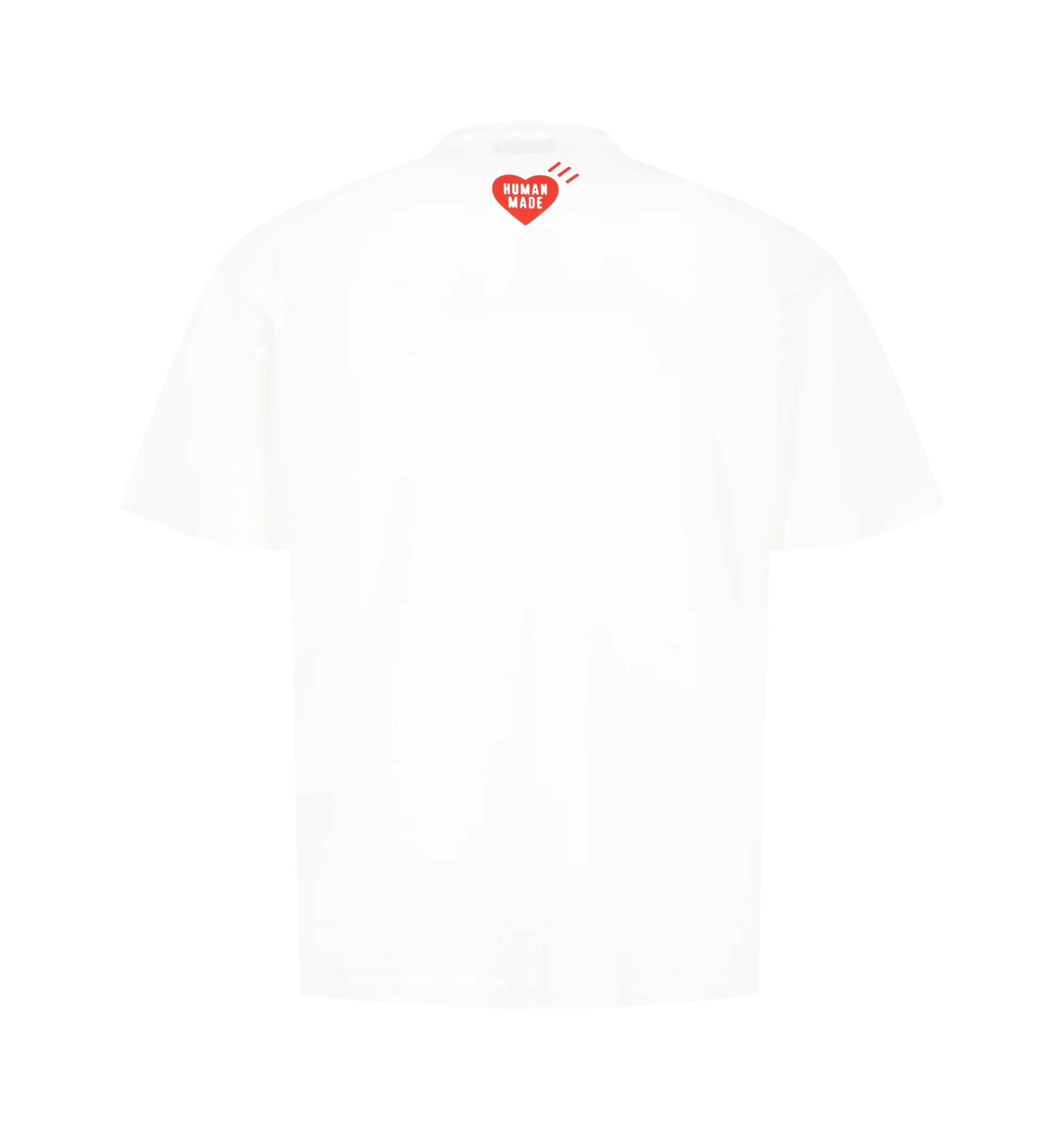 Image 2 of 2 - WHITE - HUMAN MADE Graphic T-Shirt featuring short sleeves, crew neck, regular fit, drop shoulders and graphic on front. 100% cotton.  