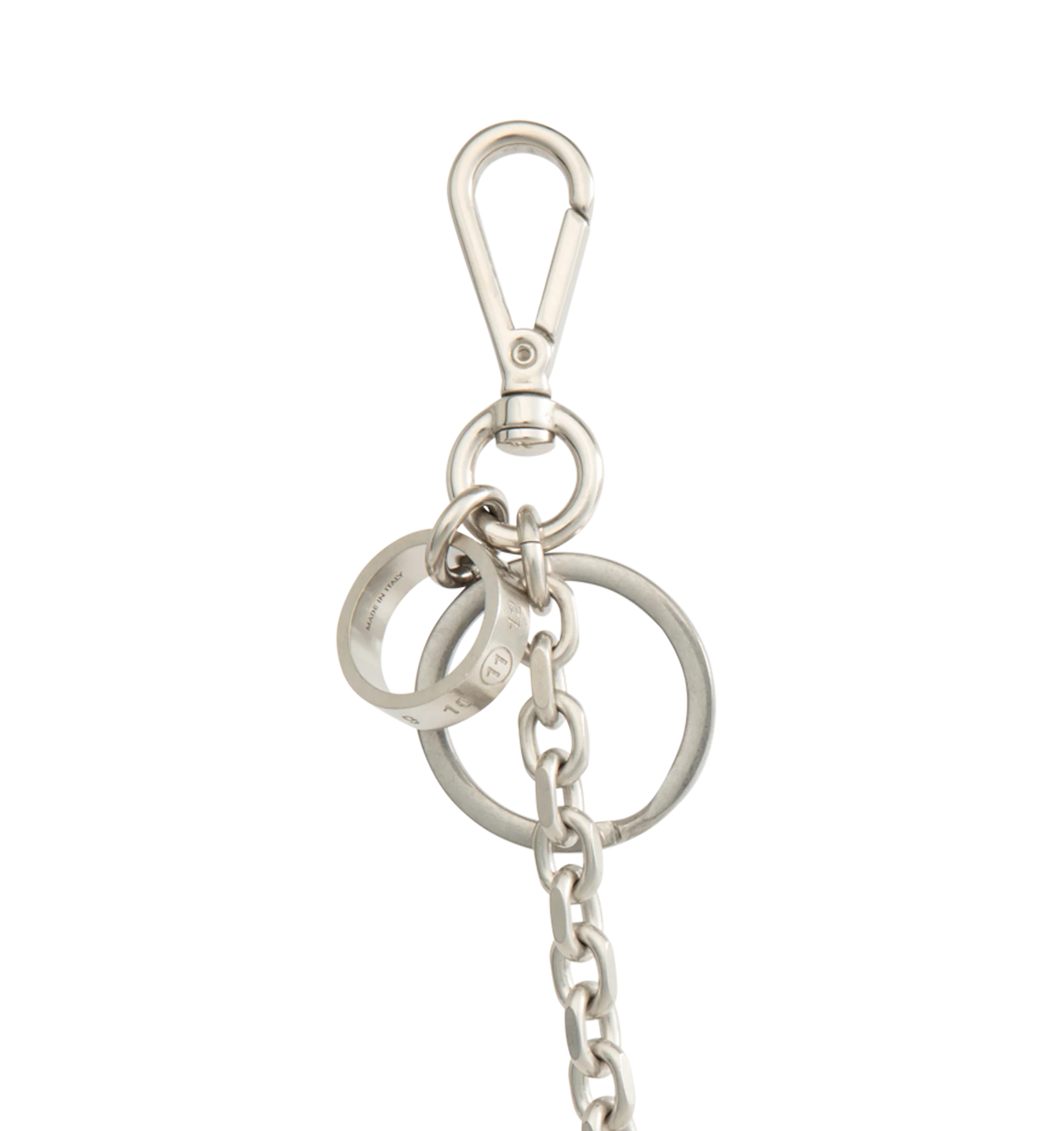 Image 3 of 3 - SILVER - The Maison Margiela Silver Bag Chain is crafted from premium brass, its medium-weight, rounded links create durability while retaining a timeless, elegant allure. 