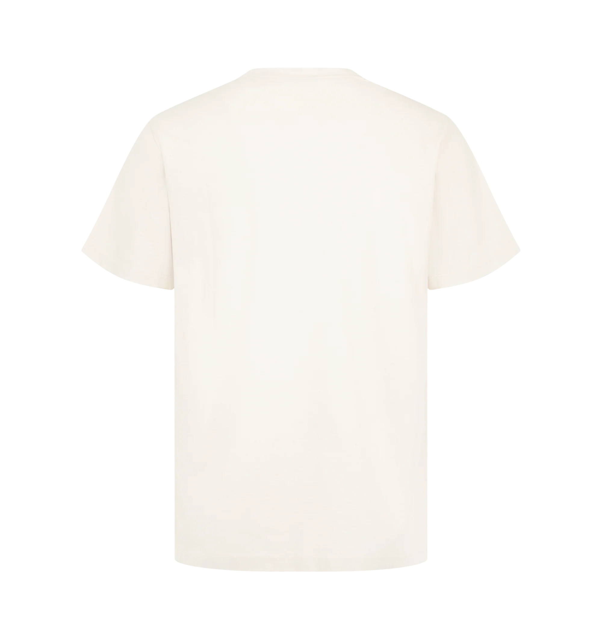 Image 2 of 2 - NEUTRAL - Loewe Men's Regular Fit T-Shirt is crafted from cotton and features a regular-fit silhouette with a classic crew neckline and a side front pocket. Designed with a clean, minimalist aesthetic and signature LOEWE detailing that reflects the house's understated approach to everyday essentials. Main Material: Cotton. Made in Portugal.