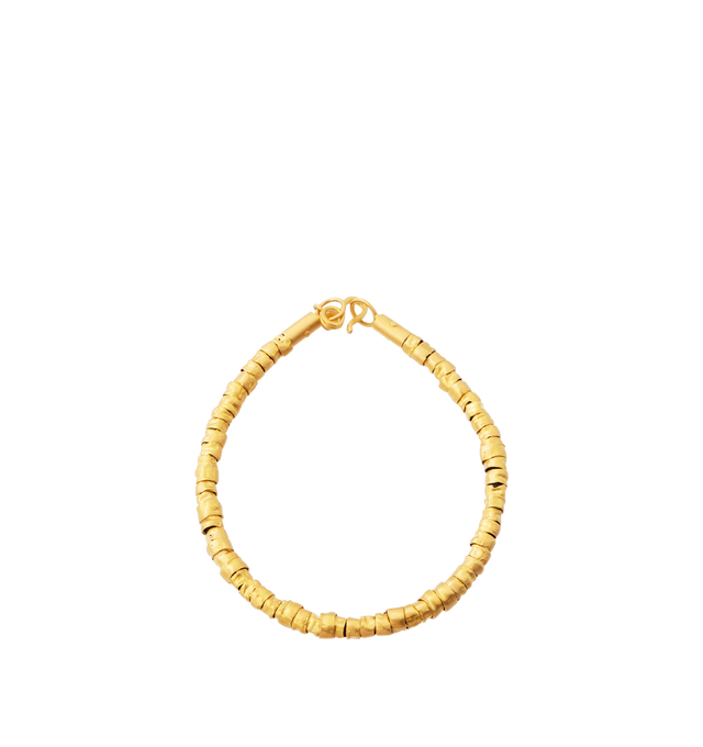 Image 1 of 1 - GOLD - ELI HALILI Bedouin Bracelet featuring 22K gold slider bead on leather cord bracelet. 7 inches. Made in New York. Cheap Luxury Handbag Shop offers a range of initial pieces from this collection in-store. For personal consultation and detailed information about jewelry, please contact our dedicated stylist team at personalshopping@hirshleifers.com. This item may be restricted for online purchase to international clients. For assistance purchasing this item please contact our dedicated stylist team at