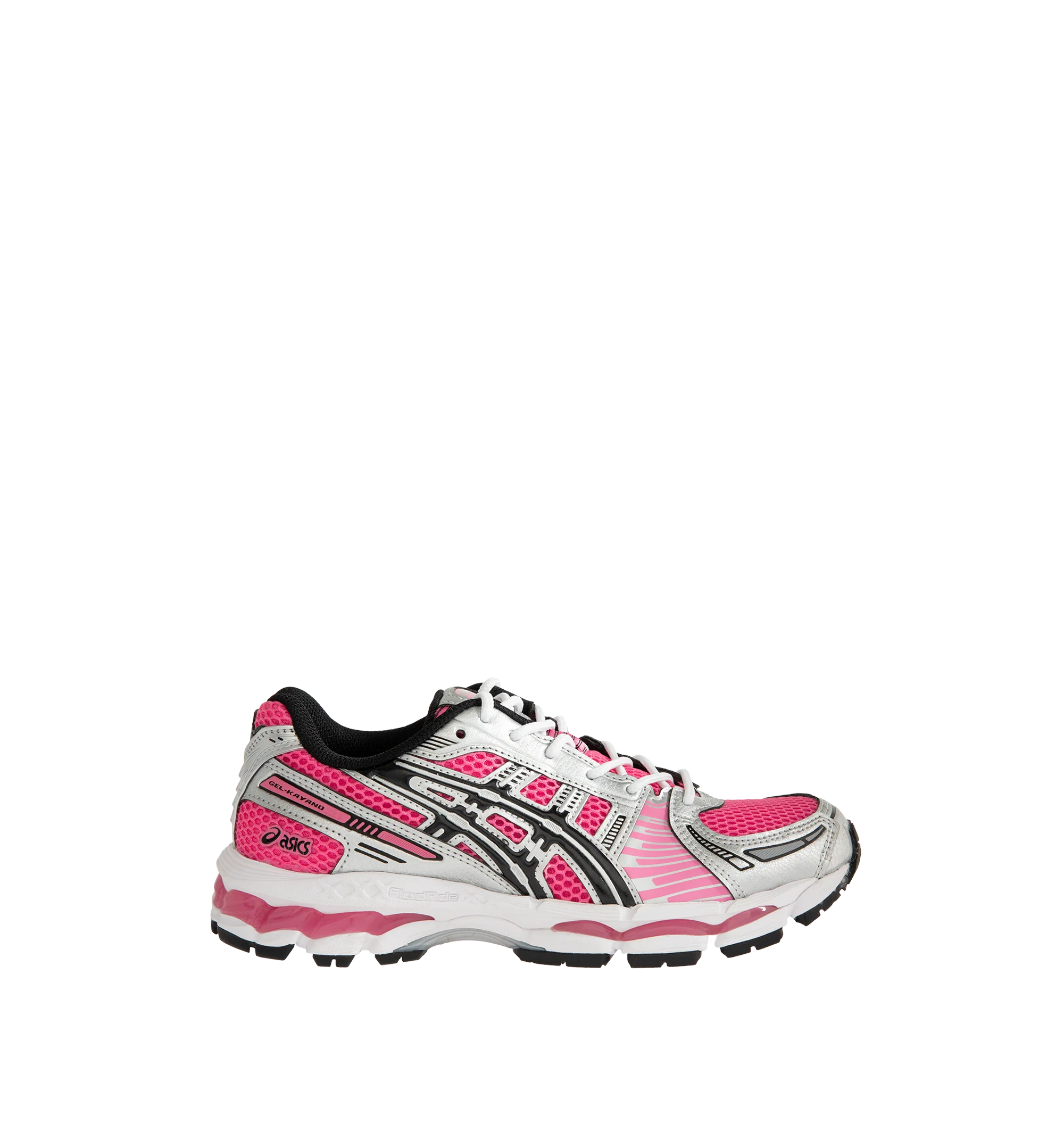 Image 1 of 5 - PINK - Asics Men's Gel-Kayano 12.1 Sneaker featuring breathable mesh underlays, GEL-NIMBUS17 tooling system, FLUIDRIDE technology, rearfoot and forefoot GEL technology and dope dyed recycled sockliner mesh. Imported from Vietnam.