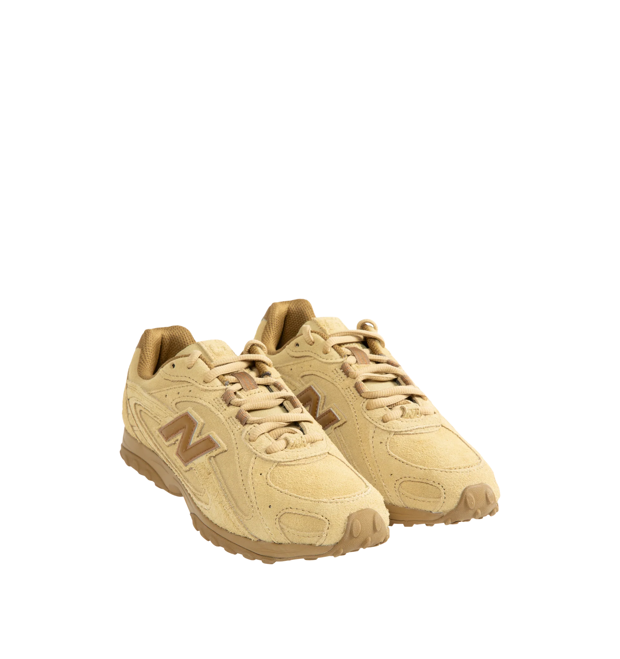 Image 2 of 5 - YELLOW - New Balance 204L Unisex sneaker featuring a low-profile silhouette, slim structure of '70s running shoes, tech-inspired texture of premium suede, multi-piece upper with embossed overlay, double-stacked suede 'N' logo, and screen-printed graphics along the saddle. Distinctive outsole with 2000s-inspired strike path and 70s-influenced tread pattern. Outer: Calf Suede 100%, Lining: Fabric 100%, Sole: Polyethylene vinyl acetate (PEVA) 100%. Made in Vietnam. *Unisex style in men's sizing.
