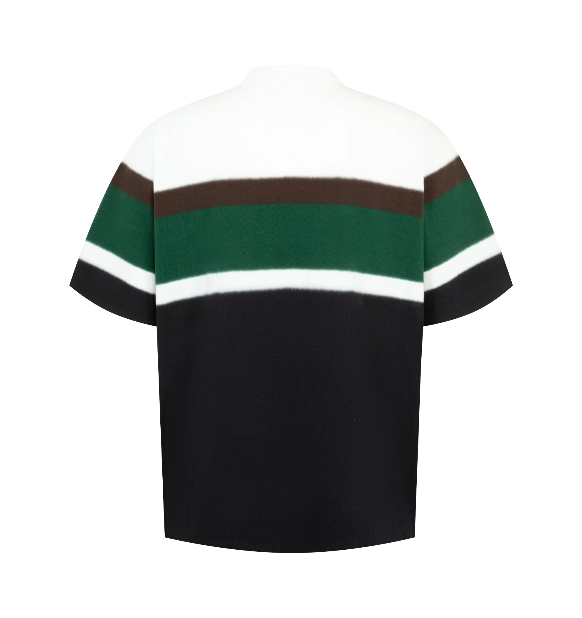 Image 2 of 2 - MULTI - Sacai Men's Chusen-Dyed T-shirt is crafted from soft cotton-jersey, distinguished by contrasting stripes. Material: 100% Cotton. 