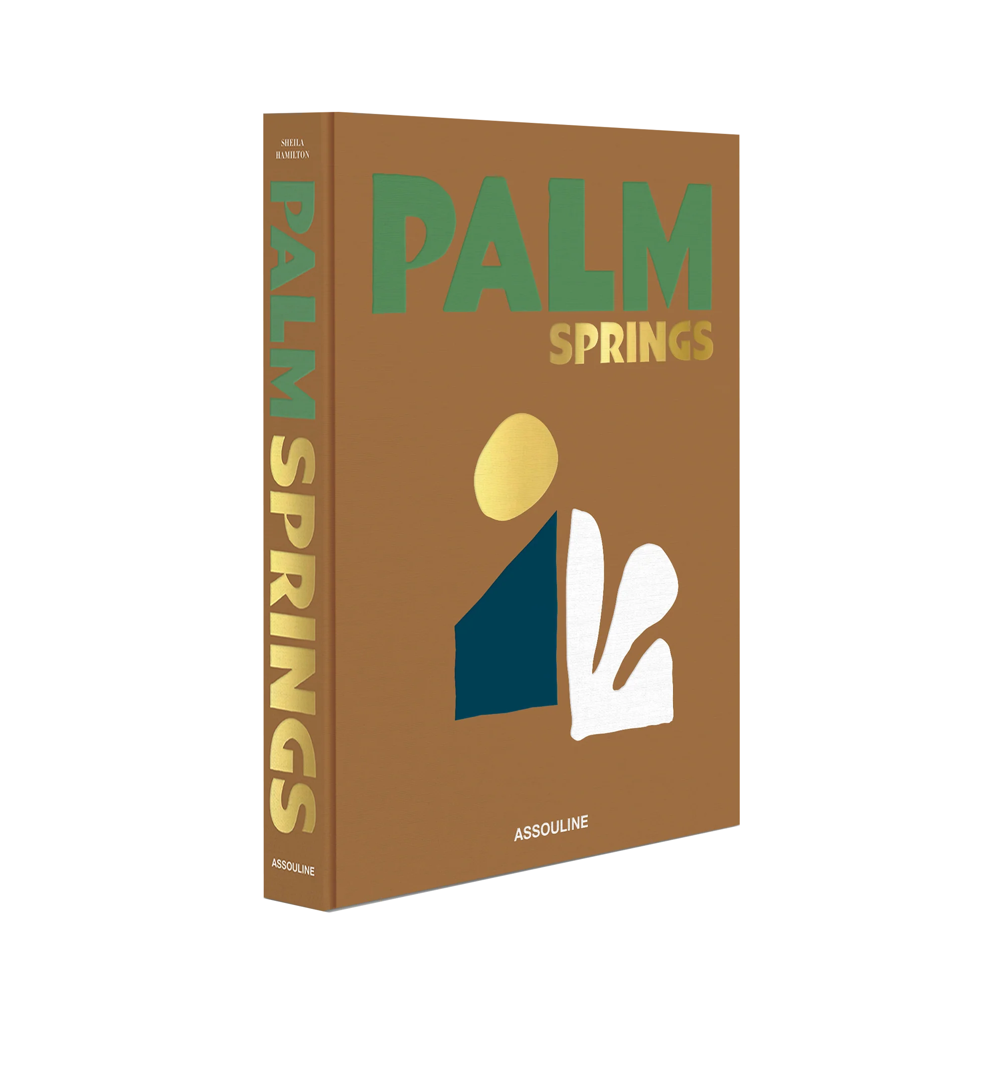 Image 1 of 5 - BROWN - Assouline Palm Springs is a luxury coffee table book that celebrates the timeless allure, mid-century modern architecture, and vibrant desert lifestyle of California's iconic oasis through captivating photography and engaging storytelling. Written by Sheila Hamilton, this designer hardcover book explores Palm Springs' legendary design legacy, glamorous history, celebrated wellness culture, and colorful creative spirit, offering an inspiring journey through one of America's most distin