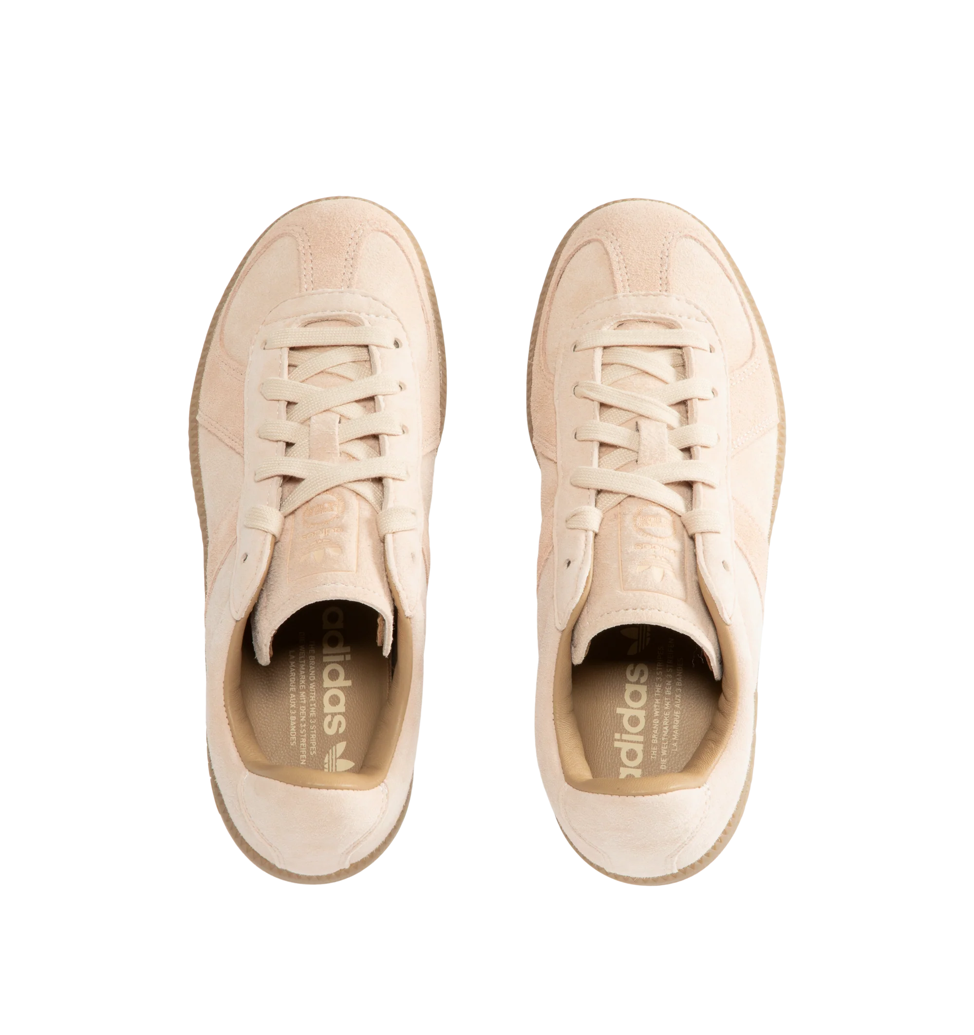Image 5 of 5 - PINK - Adidas Mens BW Army Shoes are crafted from premium suede. Features a regular fit, lace-up closure, leather sockliner, rubber outsole, and adidas logo detailing on the tongue, sockliner, and tooling. Upper: Suede ; Outsole: Rubber.  
