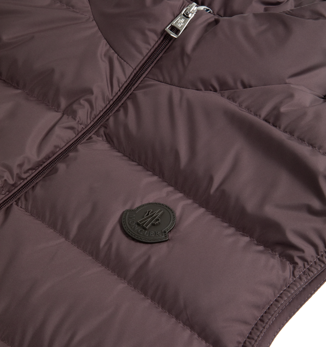 Image 2 of 2 - RED - LECHTAL Lechtal Down Vest featuring water-repellent main fabric, Airsoft lining, down-filled, zipper closure, zipped pockets and leather logo patch. 100% polyester. Padding: 90% down, 10% feather. Made in Italy.