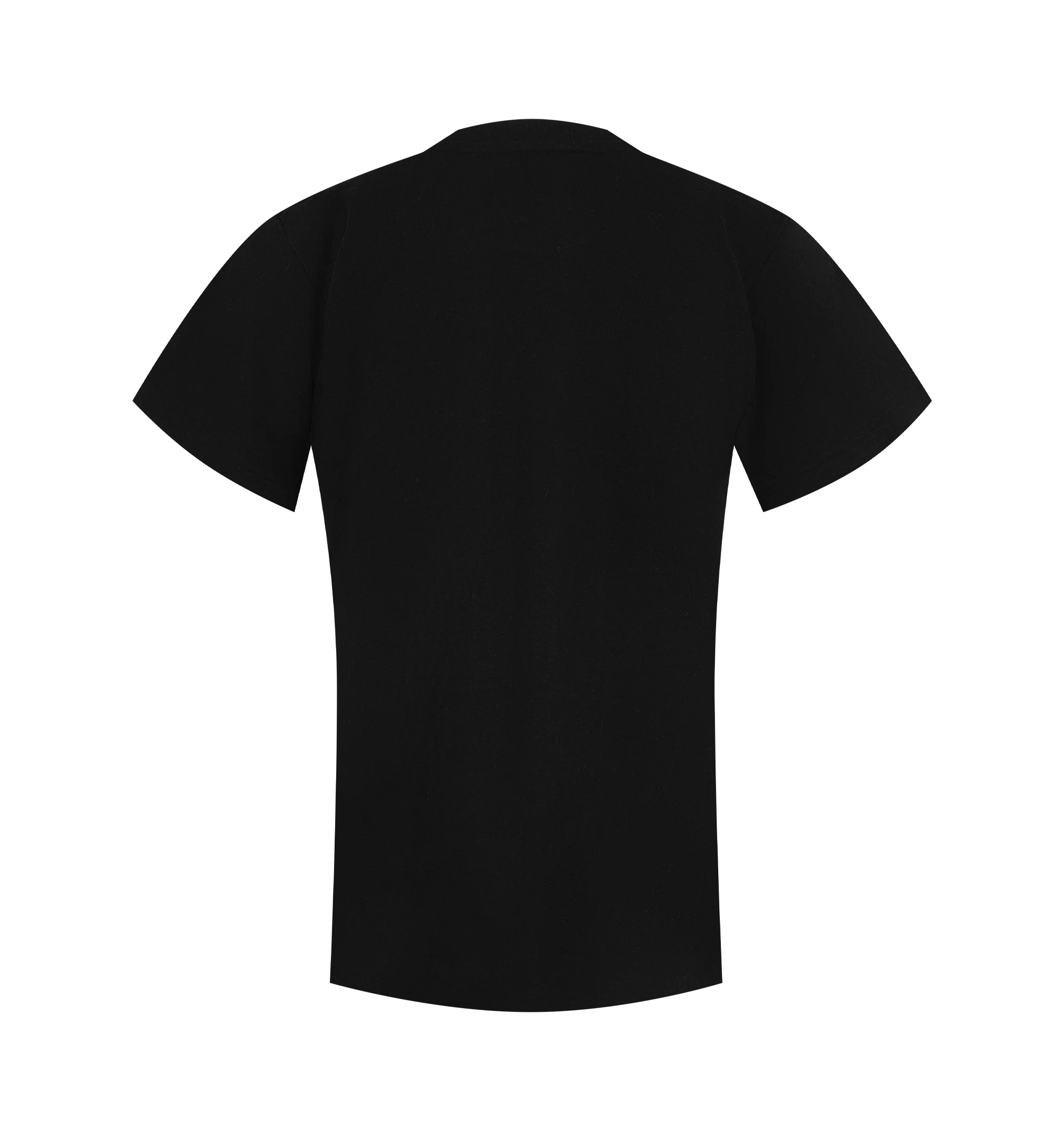 Image 2 of 2 - BLACK - The Row Women's Duca Top is crafted from soft cotton jersey and features a classic crew neckline, short sleeves, and refined flat trim detailing for a clean, minimalist look. This designer cotton T-shirt combines exceptional Japanese craftsmanship with lightweight comfort and timeless versatility, making it an effortless everyday wardrobe essential. Main Material: 100% Cotton. Made in Japan. 