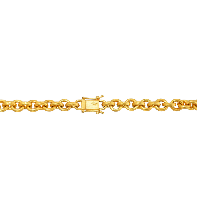 Image 2 of 2 - GOLD - DARIUS JEWELS Oversized Signature Chain Necklace featuring 18K Fairmined Yellow Gold and 15 long. Cheap Luxury Handbag Shop offers a range of initial pieces from this collection in-store. For personal consultation and detailed information about jewelry, please contact our dedicated stylist team at personalshopping@hirshleifers.com. This item may be restricted for online purchase to international clients. For assistance purchasing this item please contact our dedicated stylist team at personalshoppi 