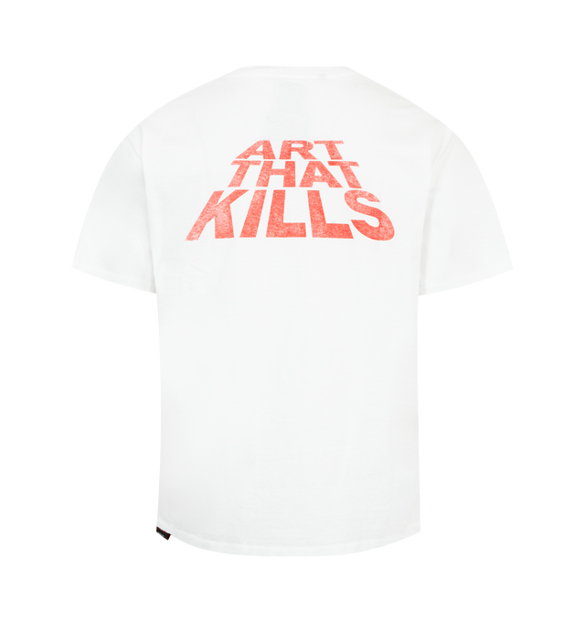 Image 2 of 2 - WHITE - GALLERY DEPT. Skeleton Beach Tee featuring cotton t-shirt, graphic print to the front and rear, crew neck and short sleeves. 100% cotton. Made in United States. 