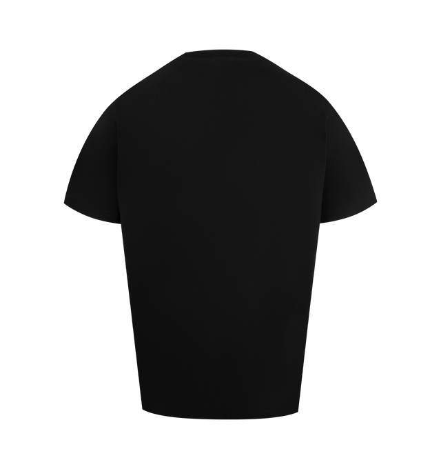 Image 2 of 2 - BLACK - CASABLANCA Oversized T-Shirt featuring crew neck, short sleeves, oversized fit and graphic on front. 100% cotton. 
