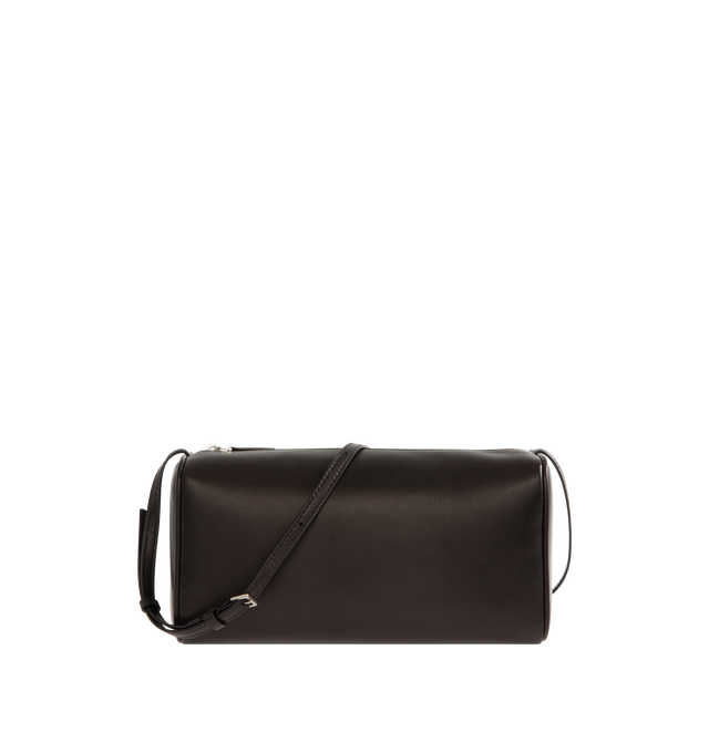 Image 1 of 4 - BROWN - THE ROW 90's Crossbody Bag in Leather featuring crossbody bag in smooth nappa leather with softly rounded edges, leather piping, and adjustable slim leather strap. 8.7 x 4.5 x 3.5 in. 100% lambskin leather. Made in Italy.