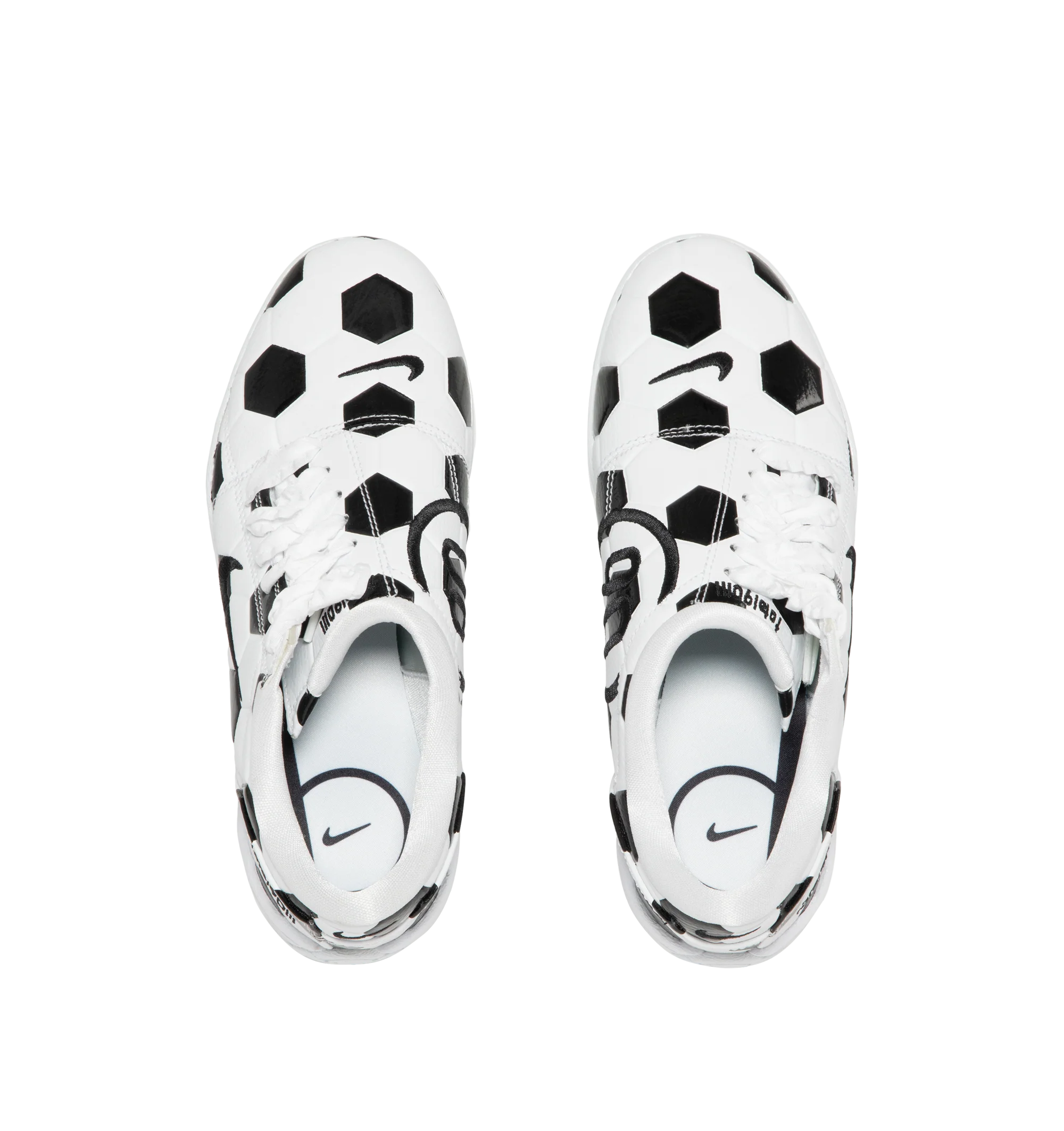Image 5 of 5 - MULTI - Nike Total 90 Sneakers feature a glossy synthetic leather upper with an iconic quilted design inspired by the original Total 90 soccer boot, asymmetrical ribbon lacing, and a low-profile silhouette. Reimagined for everyday wear, these lifestyle sneakers combine a cushioned foam midsole with a durable rubber outsole for all-day comfort and reliable traction. Main Material: Synthetic Leather. Midsole: Foam. Sole: Rubber. 