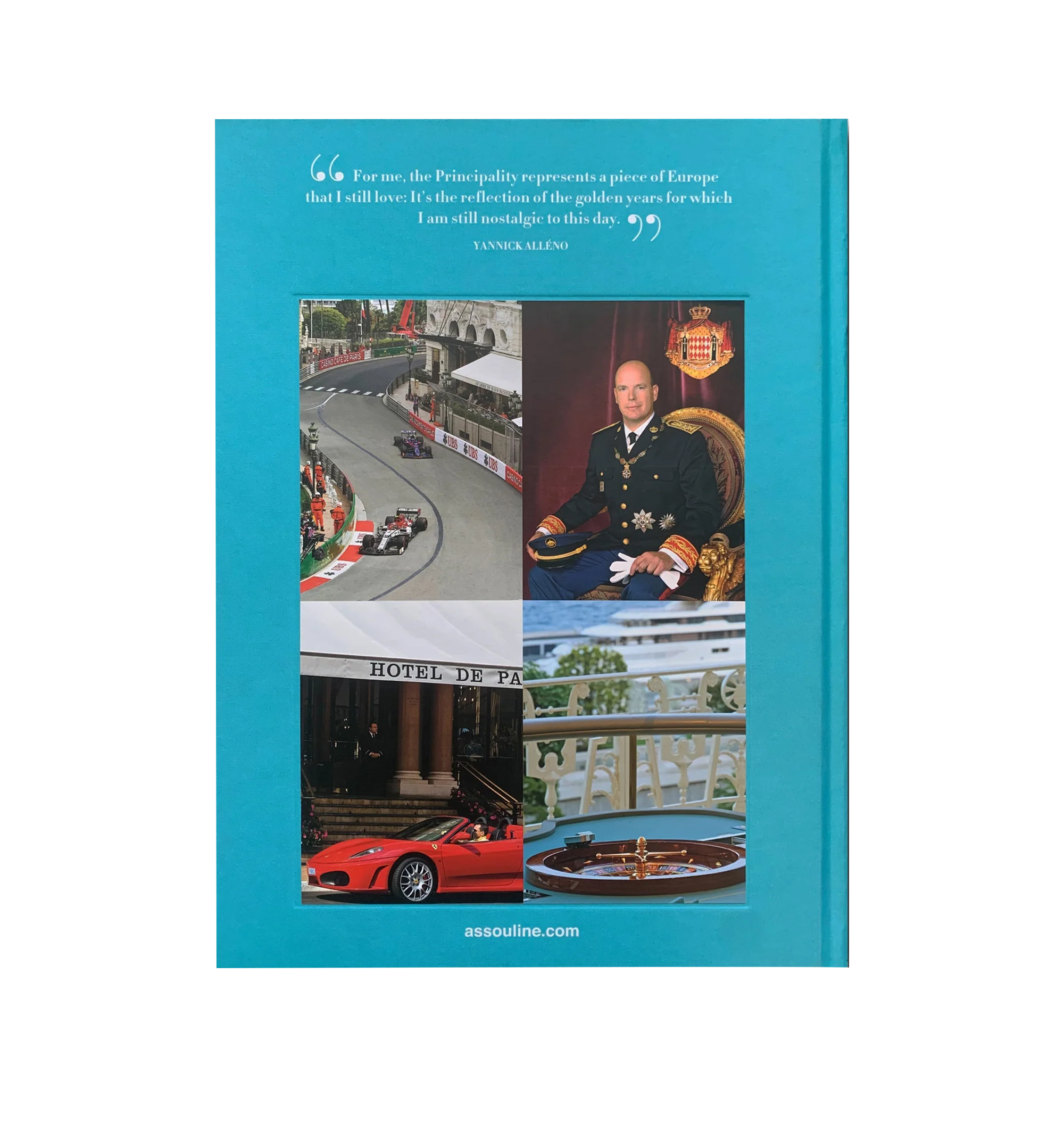 Image 3 of 4 - BLUE - Assouline Monte Carlo is a luxury coffee table book that celebrates the glamour, history, and timeless sophistication of Monaco's legendary Riviera destination through captivating photography and engaging storytelling. Written by Sgolne Cazenave Manara with a foreword by H.S.H. Prince Albert II of Monaco, this designer silk hardcover book explores Monte Carlo's iconic landmarks, grand hotels, world-renowned sporting events, and vibrant cultural heritage, offering an exclusive glimpse i