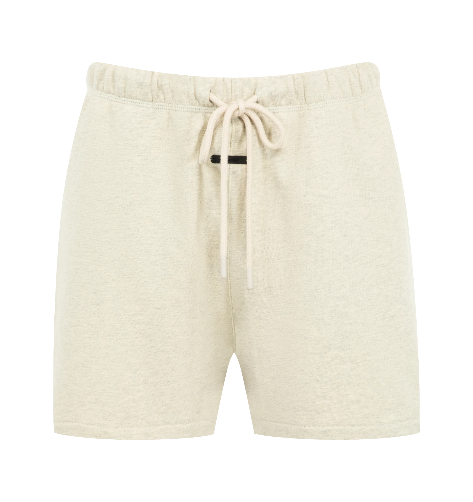 Image 1 of 3 - NEUTRAL - Fear of God Essentials Womens Classic Sweatshorts are crafted from heavyweight cotton fleece with a pigment-dyed finish. Feature a relaxed classic fit, elasticized waistband with adjustable drawcord and bungee, side-seam pockets, and signature Essentials label. Main Material: 100% Cotton. Imported.