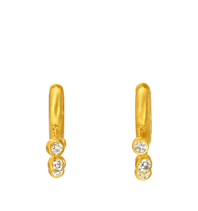 Image 3 of 3 - GOLD - DARIUS 8MM Diamond Veil Signature Hoops featuring approximately 0.75 cts of Old Mine Cut Diamonds Drops set in Fairmined 18K Yellow Gold. Cheap Luxury Handbag Shop offers a range of pieces from this collection in-store. For personal consultation and detailed information about jewelry, please contact our dedicated stylist team at personalshopping@hirshleifers.com.This item may be restricted for online purchase to international clients. For assistance purchasing this item please contact our dedicate