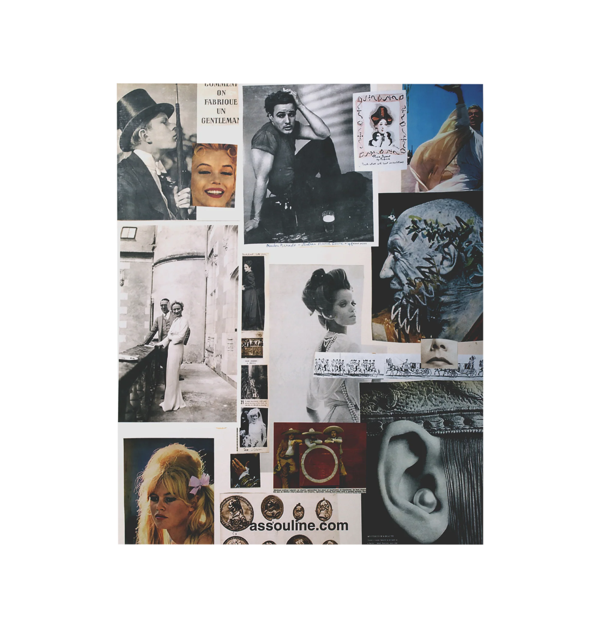Image 3 of 7 - MULTI - Assouline Cecil Beaton: The Art of the Scrapbook is a luxury coffee table book that celebrates the extraordinary life and creative vision of one of the twentieth century's most influential photographers through previously unpublished scrapbook pages, archival imagery, and personal memorabilia. Curated by James Danziger, this designer hardcover book offers a rare glimpse into Cecil Beaton's artistic process, showcasing his iconic photographs, magazine clippings, sketches, and visual in