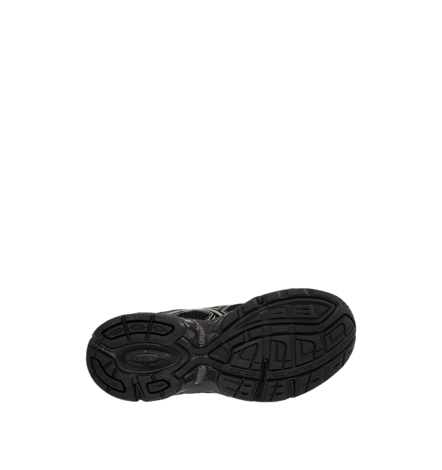Image 4 of 5 - BLACK - ASICS Gel-1130 Sneaker featuring suede overlays, breathable mesh underlays, synthetic leather paneling, GEL technology in the heel, TRUSSTIC support system and dyed sockliner. 