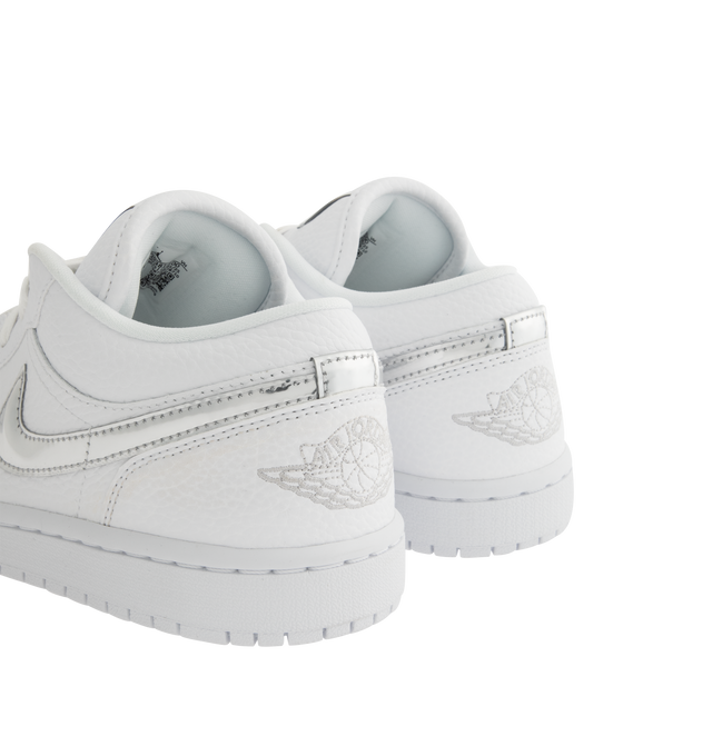 Image 3 of 5 - WHITE - JORDAN Air Jordan 1 Low SE Sneaker featuring encapsulated Air-Sole unit, lightweight cushioning, genuine leather in the upper and solid rubber outsole. 
