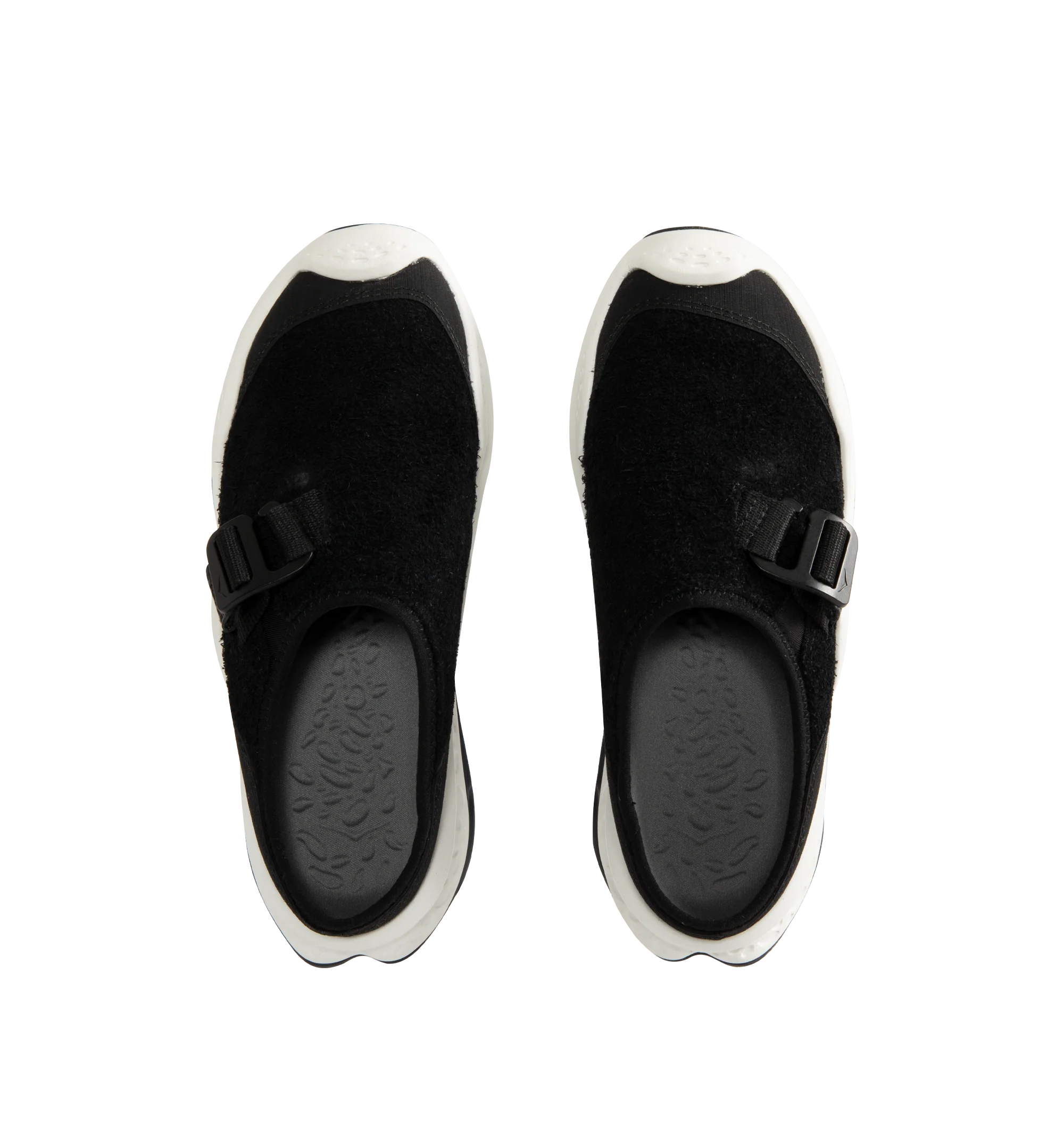 Image 5 of 5 - BLACK - HOKA Men's Ora Primo EXT Shoe featuring a suede upper, G-hook closure that cinches down reflective webbing, scratch rubber toe and heel details, metal hardware, neoprene collar lining and dual-layer EVA midsole. Imported.