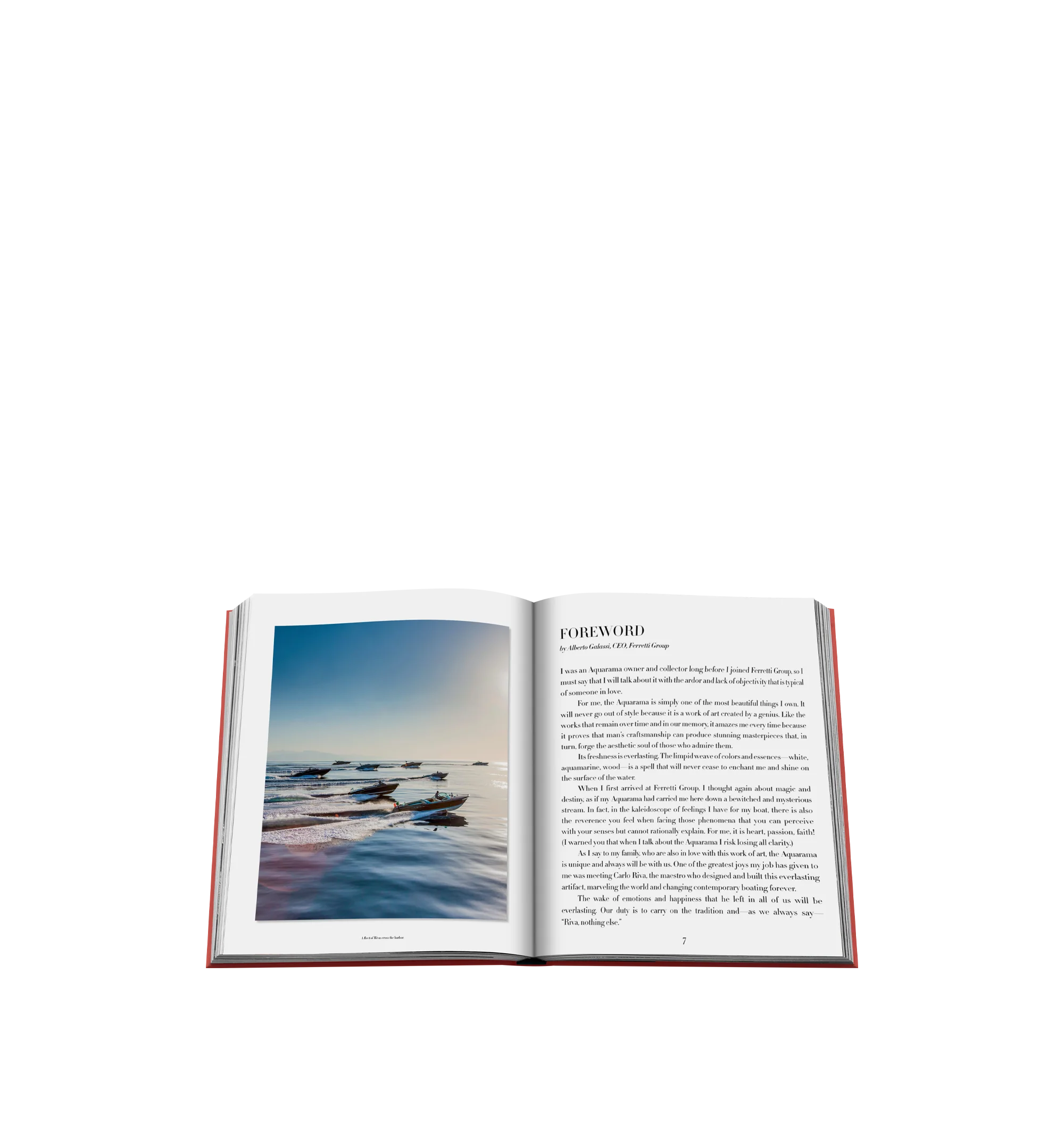 Image 5 of 6 - BLUE - Assouline Riva Aquarama is a luxury coffee table book that celebrates the timeless elegance, engineering, and enduring legacy of Carlo Riva's iconic wooden speedboat through captivating photography and engaging storytelling. Written by Michael Verdon, this handcrafted Ultimate Collection volume commemorates the 60th anniversary of the legendary Aquarama, exploring its unmistakable Italian design, celebrated craftsmanship, and status as one of the world's most coveted luxury boats. Pres